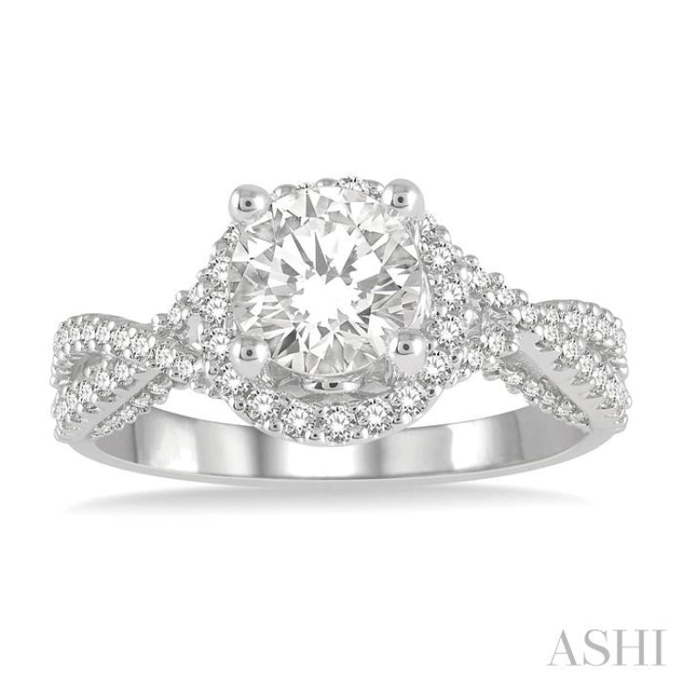 Semi-Mount Diamond Engagement Ring