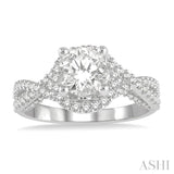 Semi-Mount Diamond Engagement Ring