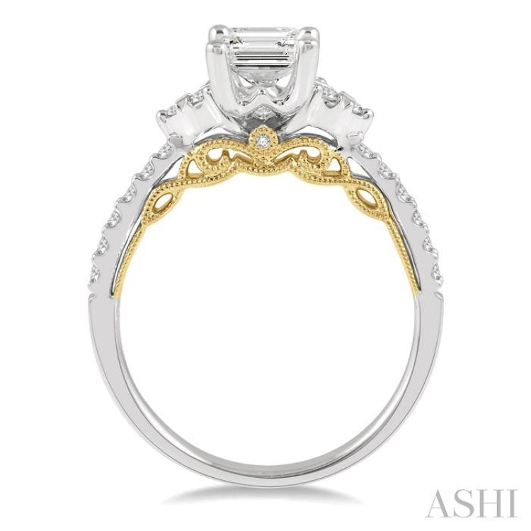 Semi-Mount Diamond Engagement Ring