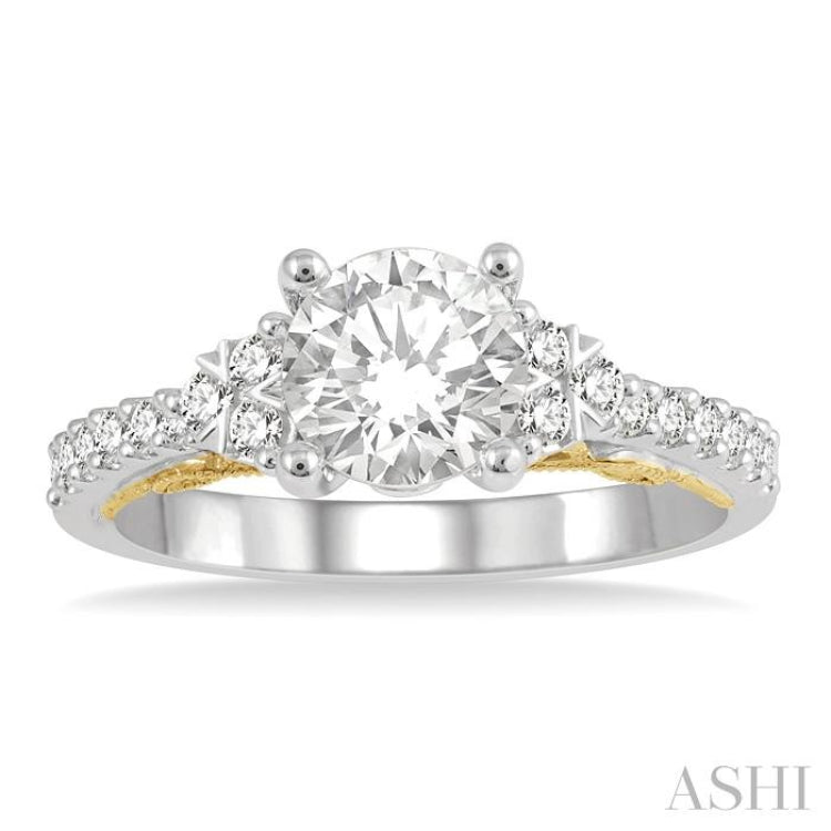 Semi-Mount Diamond Engagement Ring