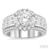 Semi-Mount Diamond Engagement Ring