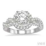 Semi-Mount Diamond Engagement Ring