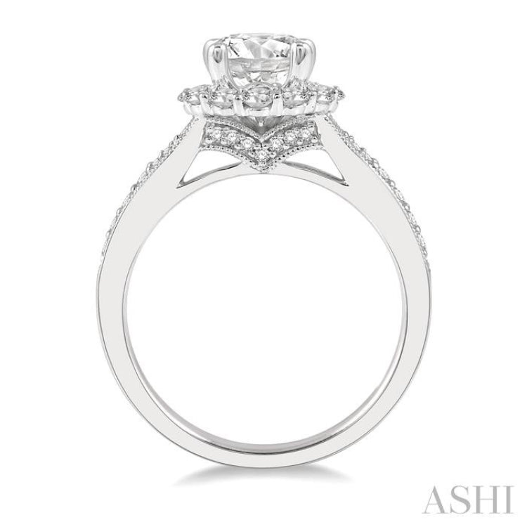 Semi-Mount Diamond Engagement Ring