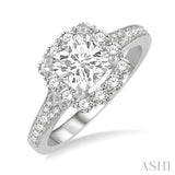 Semi-Mount Diamond Engagement Ring