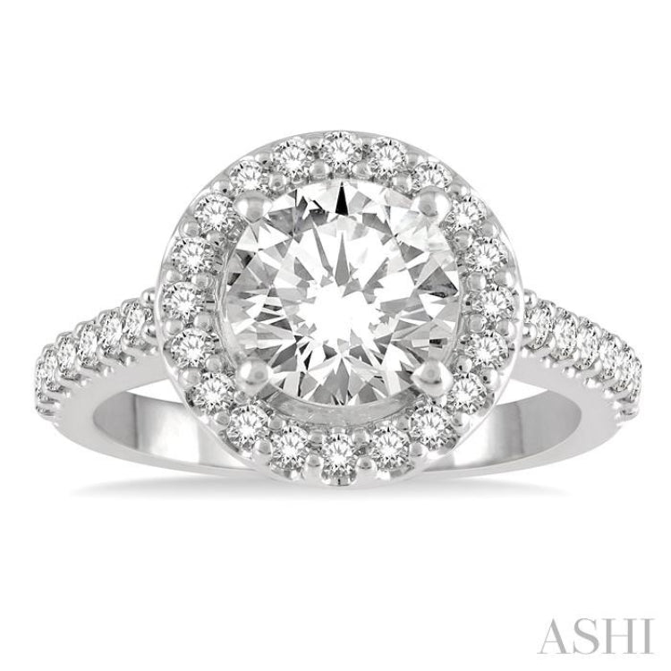 Semi-Mount Diamond Engagement Ring