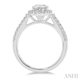 Oval Shape Semi-Mount Diamond Engagement Ring