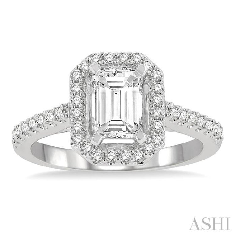 Semi-Mount Diamond Engagement Ring