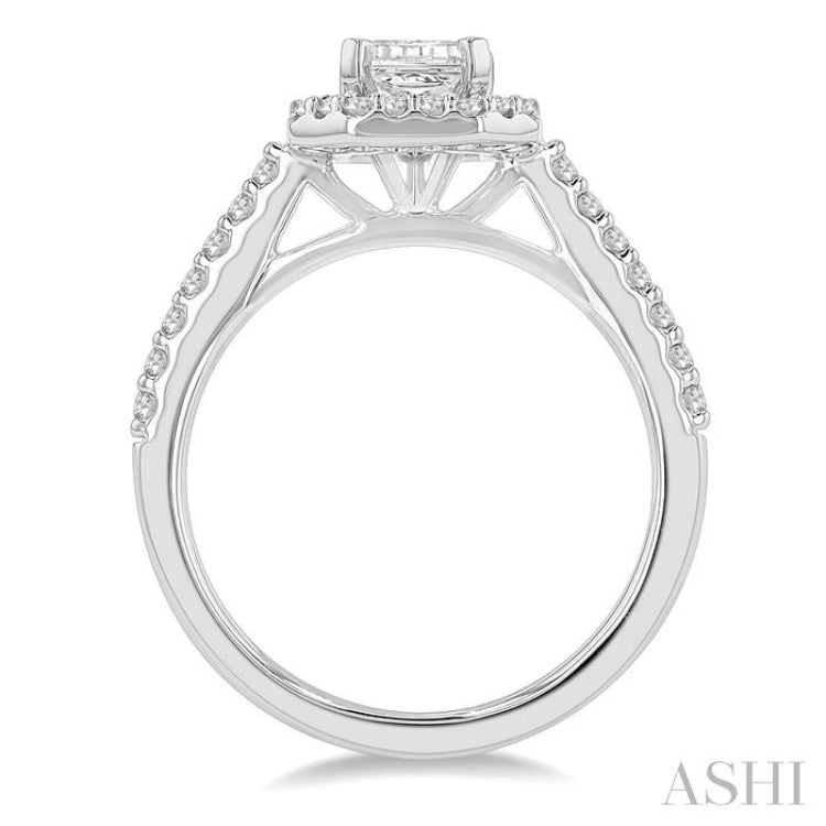 Semi-Mount Diamond Engagement Ring