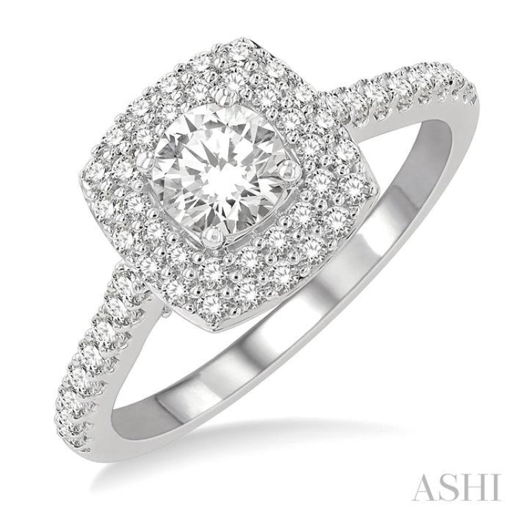 Semi-Mount Diamond Engagement Ring