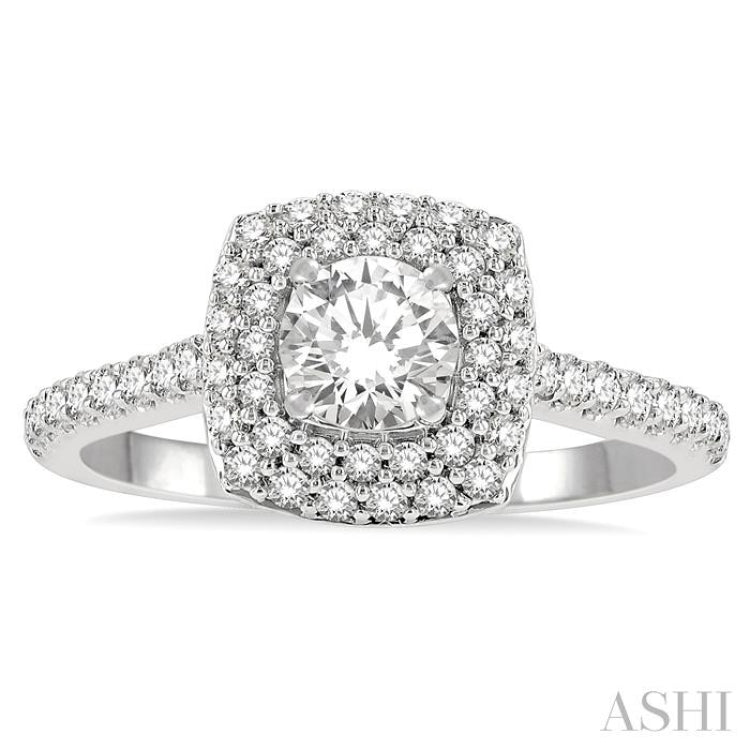 Semi-Mount Diamond Engagement Ring