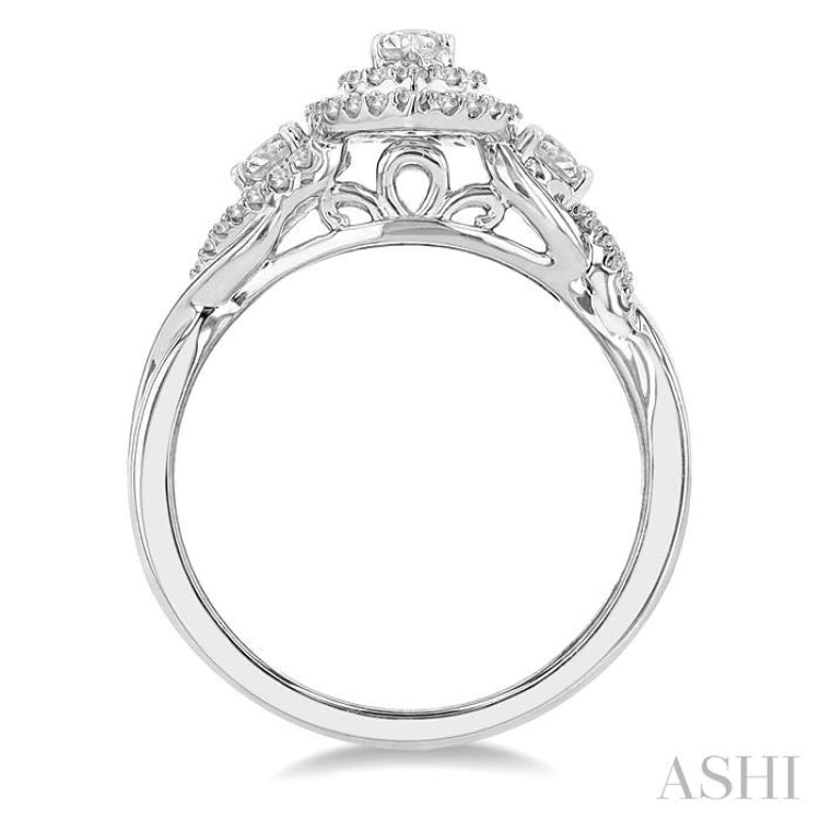 Marquise Shape Diamond Engagement Ring