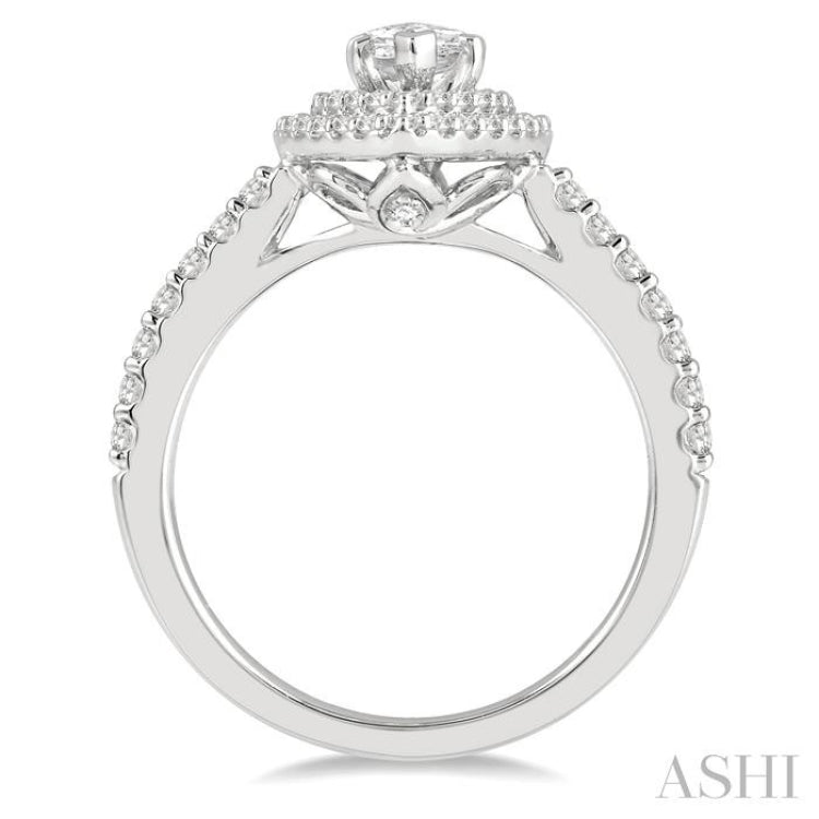 Marquise Shape Diamond Engagement Ring