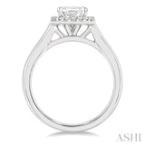 Oval Shape Semi-Mount Diamond Engagement Ring