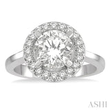 Semi-Mount Diamond Engagement Ring