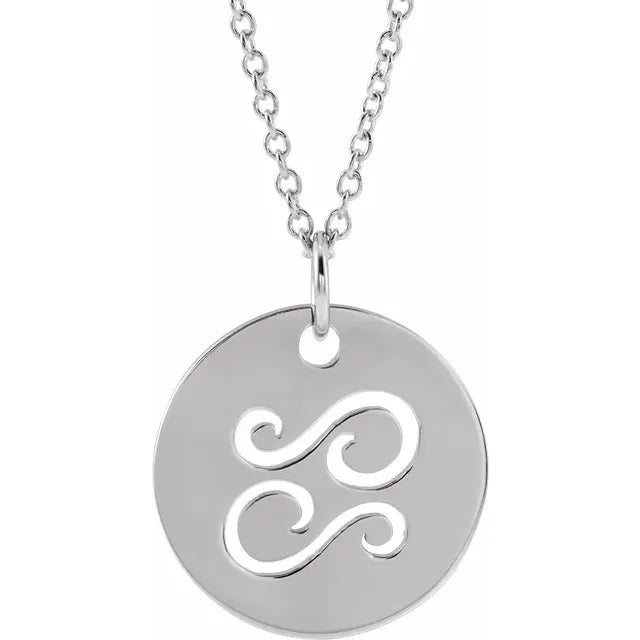 Zodiac Disc Set on Adjustable Chain - Luvona