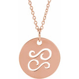 Zodiac Disc Set on Adjustable Chain - Luvona