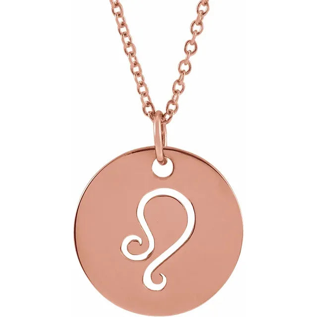 Zodiac Disc Set on Adjustable Chain - Luvona