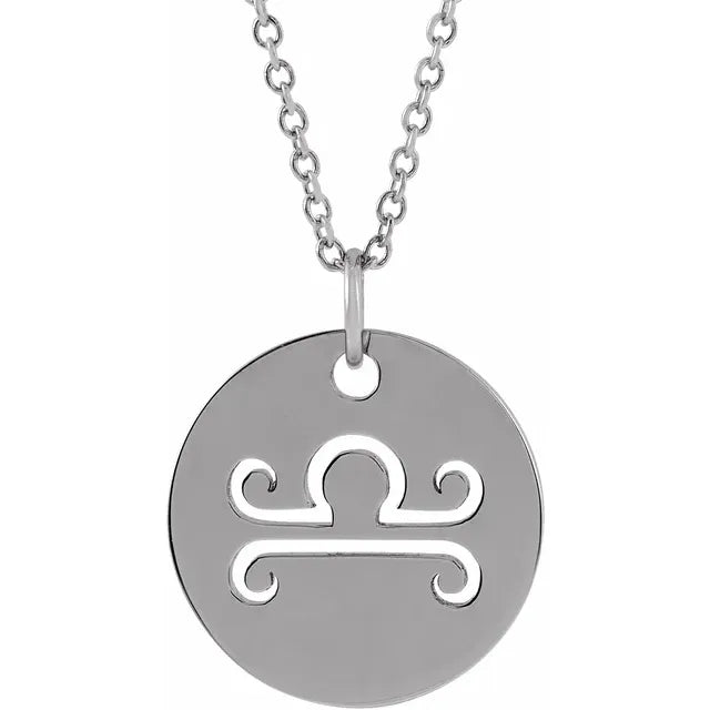 Zodiac Disc Set on Adjustable Chain - Luvona