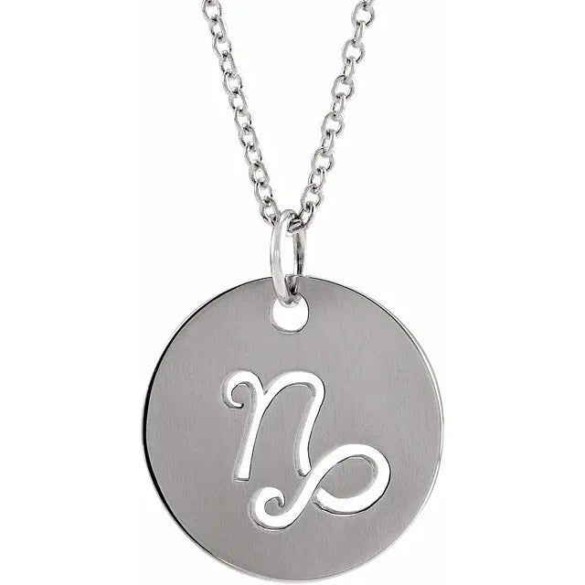 Zodiac Disc Set on Adjustable Chain - Luvona