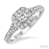 Semi-Mount Diamond Engagement Ring