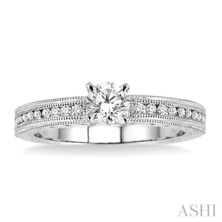 Semi-Mount Diamond Engagement Ring