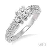 Past Present & Future Diamond Engagement Ring