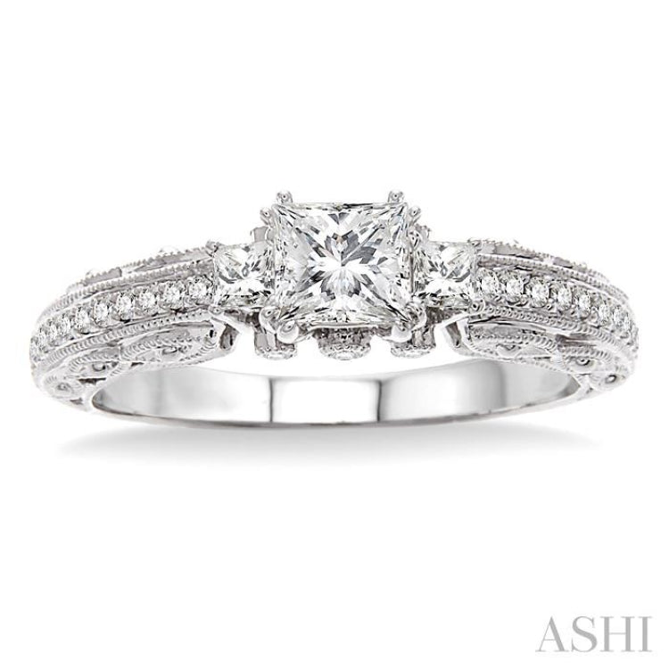 Past Present & Future Diamond Engagement Ring