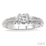 Past Present & Future Diamond Engagement Ring