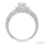 Past Present & Future Diamond Engagement Ring