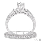 Past Present & Future Diamond Wedding Set