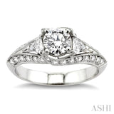 Semi-Mount Diamond Engagement Ring