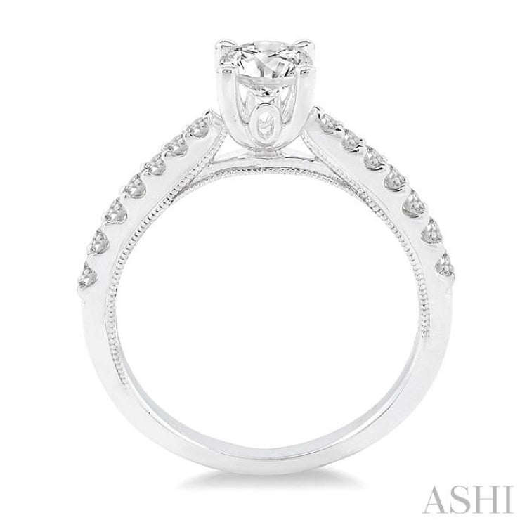 Semi-Mount Diamond Engagement Ring