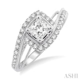 Semi-Mount Diamond Engagement Ring