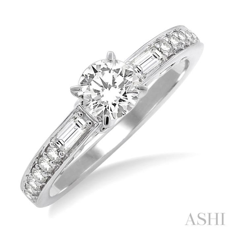 Semi-Mount Diamond Engagement Ring