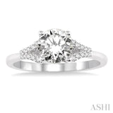 Semi-Mount Diamond Engagement Ring