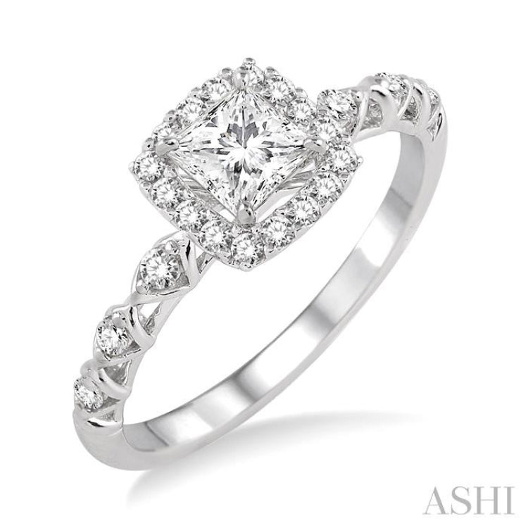 Semi-Mount Diamond Engagement Ring