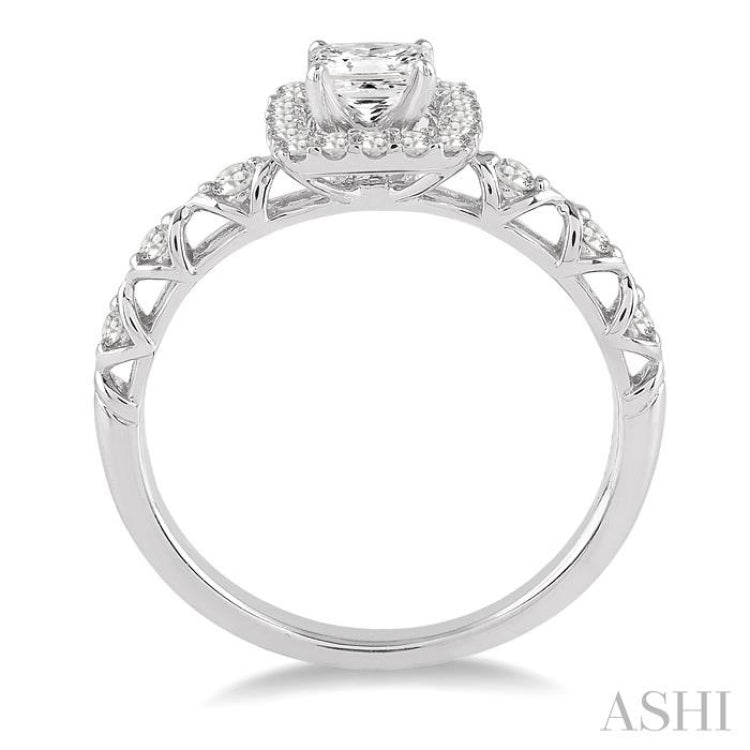 Semi-Mount Diamond Engagement Ring