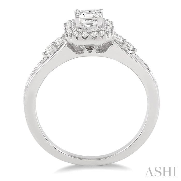 Semi-Mount Diamond Engagement Ring