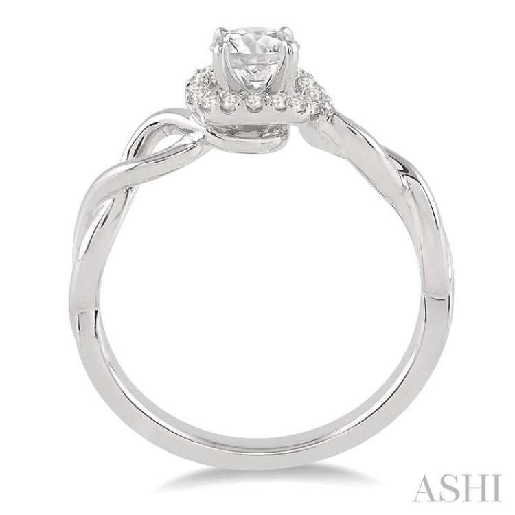 Semi-Mount Diamond Engagement Ring