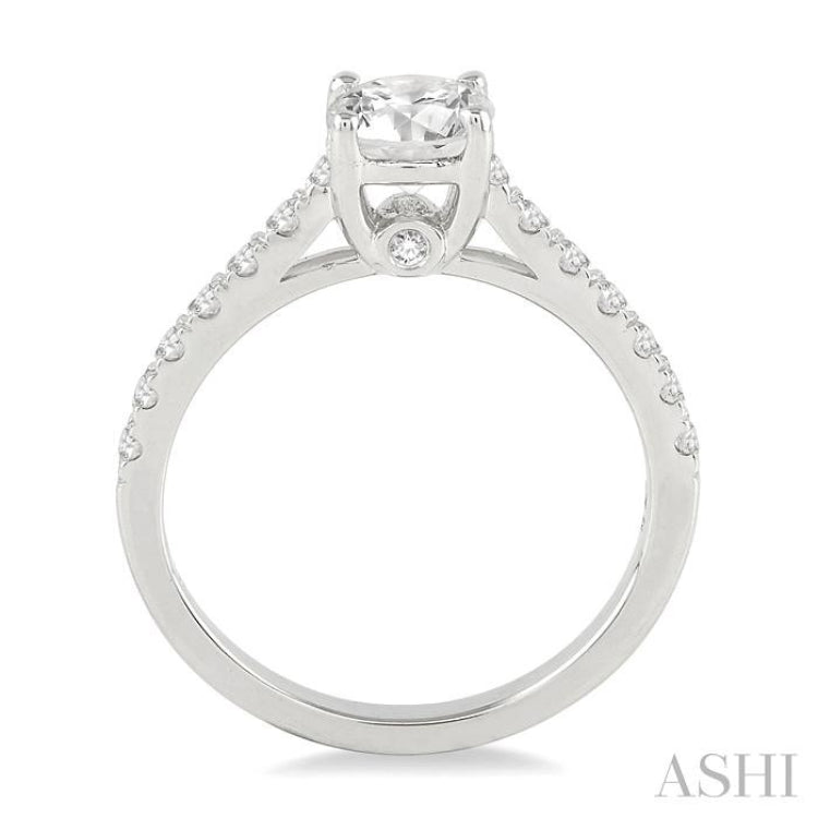 Semi-Mount Diamond Engagement Ring