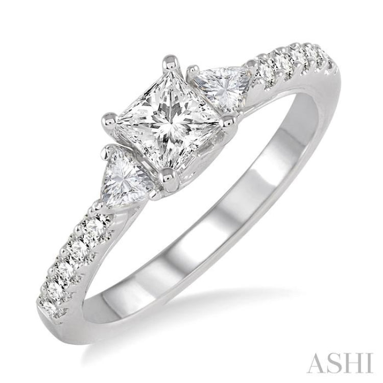 Semi-Mount Diamond Engagement Ring