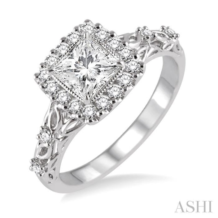 Semi-Mount Diamond Engagement Ring