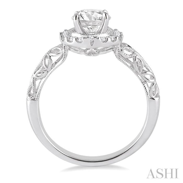 Semi-Mount Diamond Engagement Ring