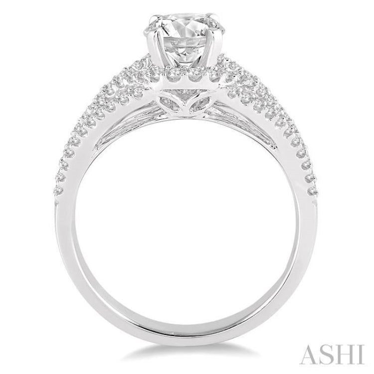 Semi-Mount Diamond Engagement Ring