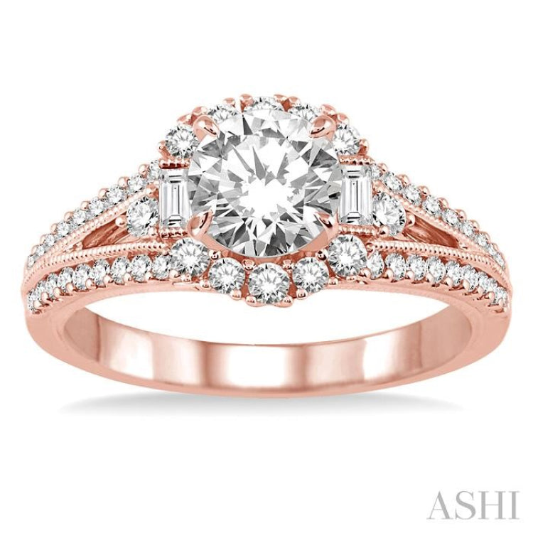 Semi-Mount Diamond Engagement Ring