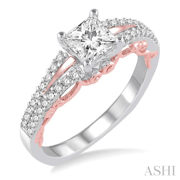 Semi-Mount Diamond Engagement Ring