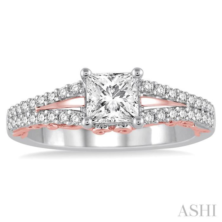 Semi-Mount Diamond Engagement Ring