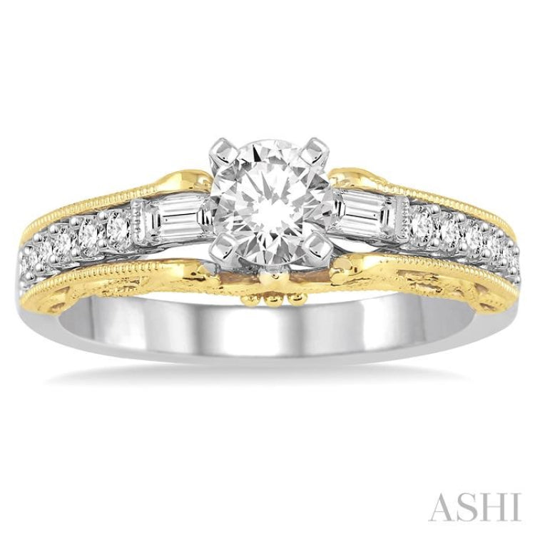 Semi-Mount Diamond Engagement Ring