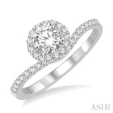 Semi-Mount Diamond Engagement Ring