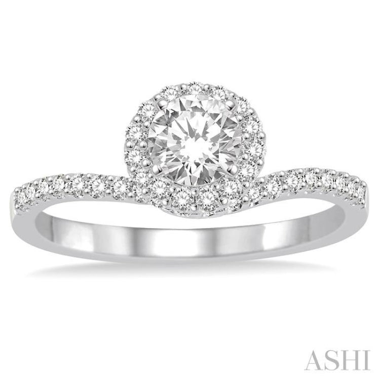 Semi-Mount Diamond Engagement Ring